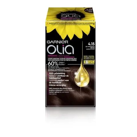 Garnier Olia Haarverf -4.15 - IJs Kastanjebruin