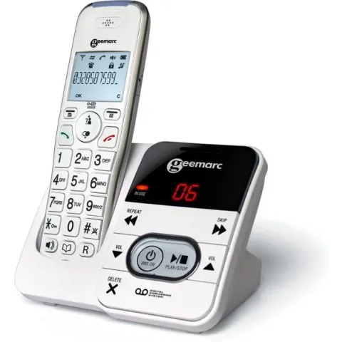 GEEMARC AmpliDECT 295 draadloze telefoon met 30dB VERSTERKING voor SLECHTHORENDEN. Plus BEANTWOORDER