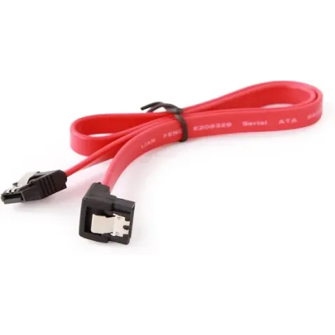 Gembird CC-SATAM-DATA90 SATA-kabel 0,5 m Zwart, Rood
