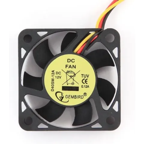 Gembird D40SM-12A Computer behuizing Ventilator hardwarekoeling