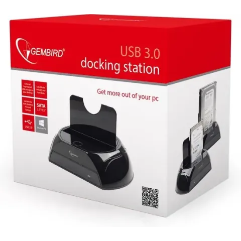 Gembird HD32-U3S-2 - USB 3.0 docking station, SATA