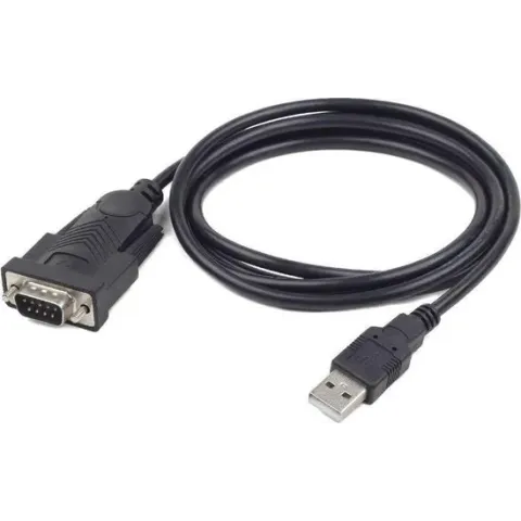 Gembird UAS-DB9M-02 kabeladapter/verloopstukje USB 2.0 Zwart