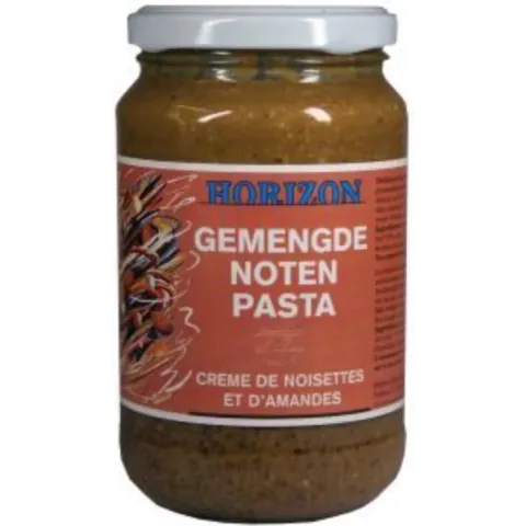 Gemengde noten pasta gezouten Horizon - Pot 350 gram - Biologisch