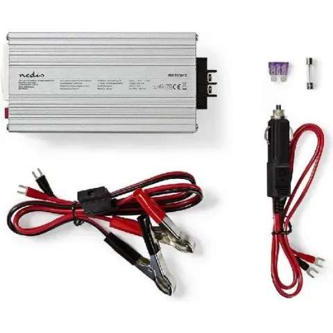 Gemodificeerde Sinus omvormer 12V - 230V stopcontact 300W + USB aansluiting