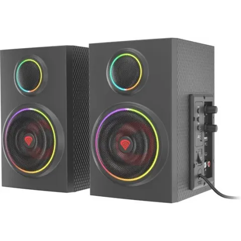 Genesis Helium 300BT Bluetooth 2.0 Gaming Speakers met ARGB verlichting - Zwart
