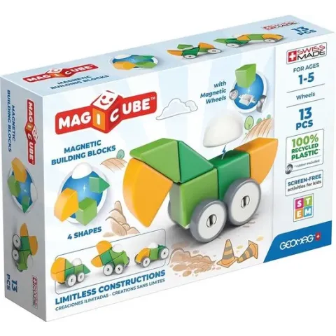 Geomag Magicube 4 Shapes Recycled Wheels 13 delig