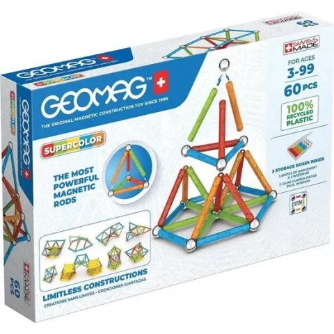 Geomag Super Color Recycled 60 delig