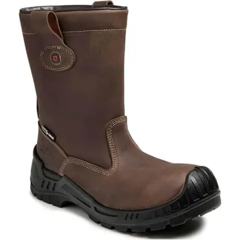 Gevoerde Leren Laars Bari GS91 S3 + KN - bruin - 41
