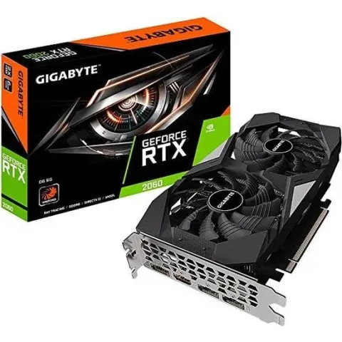 GIGABYTE GeForce RTX 2060 D6 6G 2.0 grafische kaart