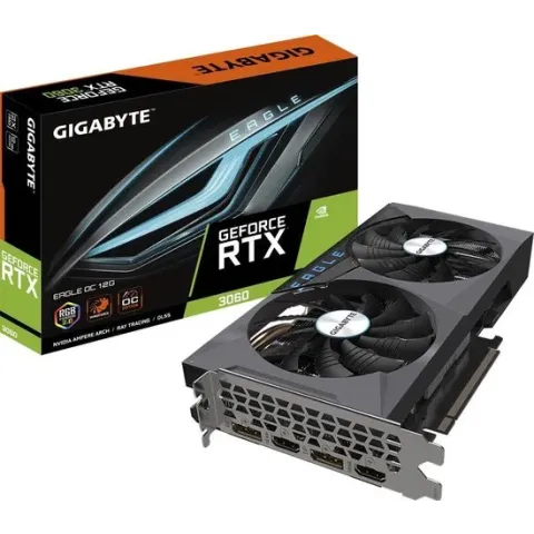 Gigabyte GeForce RTX 3060 Eagle OC 12G rev. 2.0 LHR - Videokaart