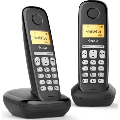 Gigaset AL380 Duo DECT Telefoon Zwart