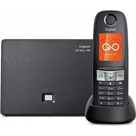 Gigaset E630A GO - Single DECT telefoon - met antwoordapparaat - Zwart