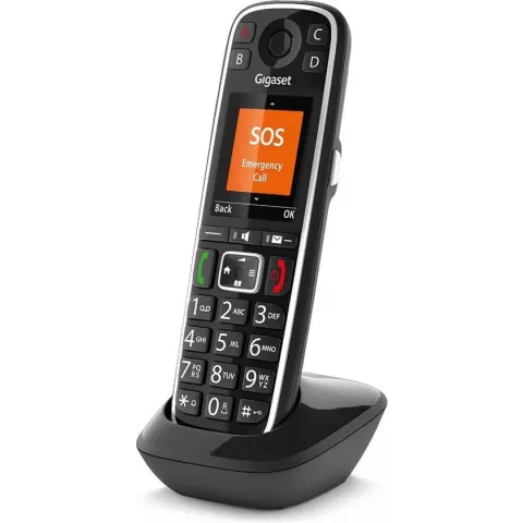 Gigaset E720HX Analoge-/DECT-telefoon Zwart