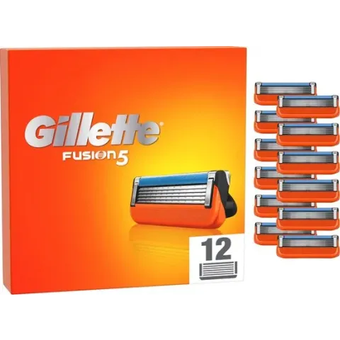 Gillette Fusion5 Scheermesjes Voor Mannen - 12 Navulmesjes