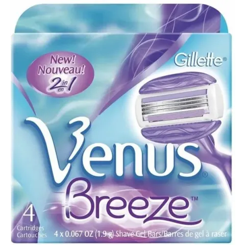 Gillette Venus Breeze - 4 Stuks - Scheermesjes