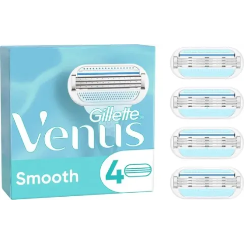 Gillette Venus Smooth Scheermesjes Voor Vrouwen - 4 Navulmesjes