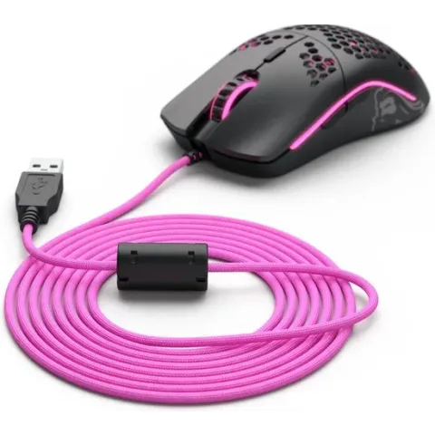 Glorious PC Gaming Race Ascended Cable V2 - Majin Pink