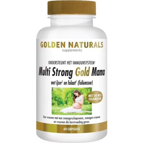Golden Naturals Multi Strong Gold Mama (60 veganistische capsules)