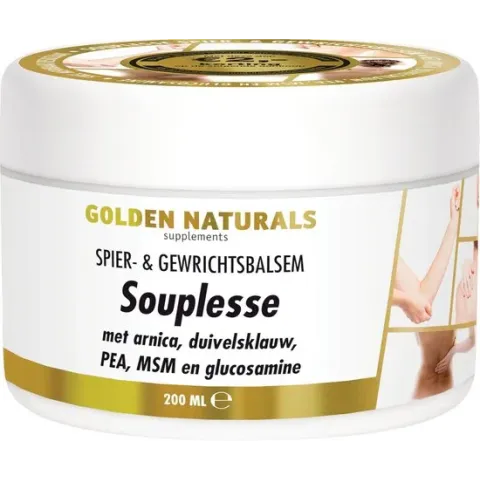 Golden Naturals Souplesse Spier- & Gewrichtsbalsem (200 milliliter)