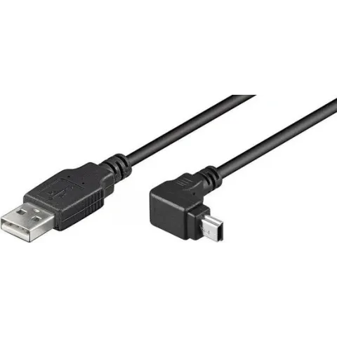 Goobay 1.8m USB Cable USB-kabel 1,8 m USB A Mini-USB B Zwart