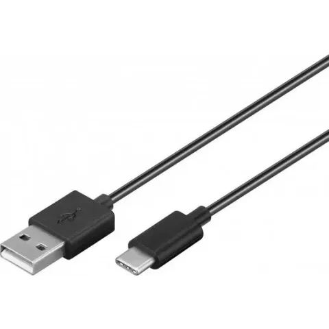 Goobay 45735 USB-kabel 1 m USB 2.0 USB A USB C Zwart
