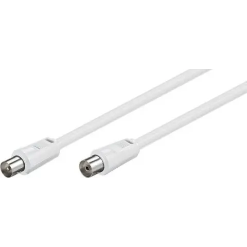 Goobay 50716 coax-kabel 10 m IEC Wit