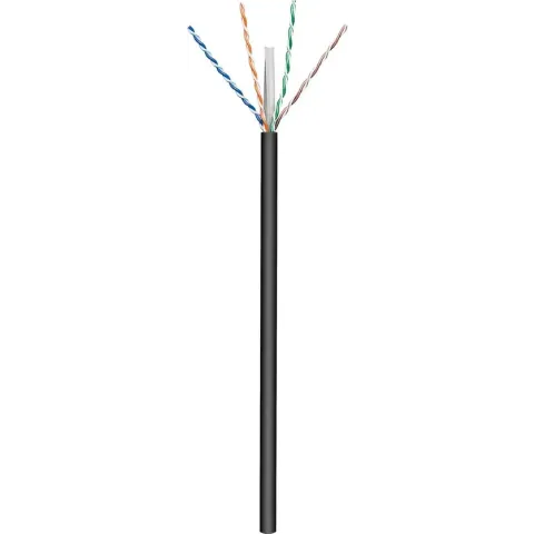 Goobay 57293 netwerkkabel 100 m Cat6 U/UTP (UTP) Zwart