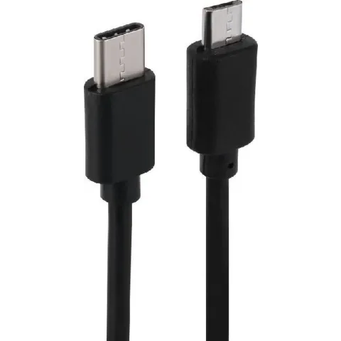 Goobay 67993 USB-kabel 1 m 2.0 Micro-USB B USB C Zwart