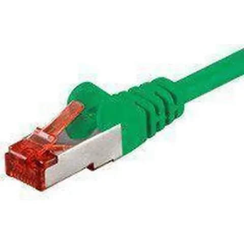 Goobay 68297 Rj45 Netwerk Aansluitkabel Cat 6 S/Ftp 30 M Groen Vlambestendig Snagless
