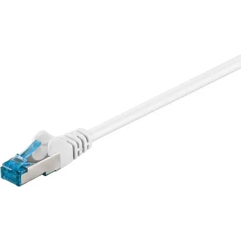 Goobay 94159 15m Cat6a S/FTP (S-STP) Wit netwerkkabel