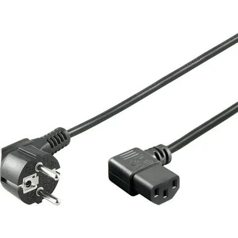 Goobay 96042 electriciteitssnoer Zwart 1,5 m CEE7/7 C13 stekker