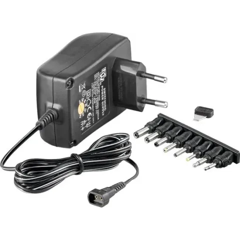 Goobay AC/DC adaptor netvoeding & inverter Zwart