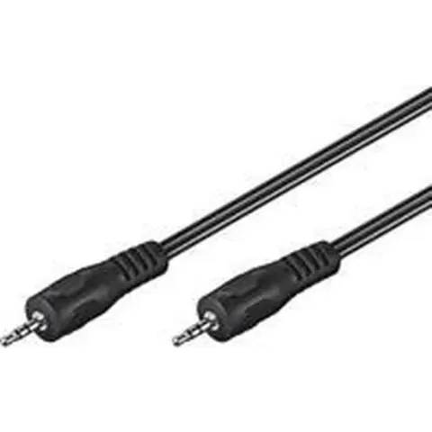 Goobay AVK 119-1000 Q 10.0m audio kabel 10 m 3.5mm Zwart