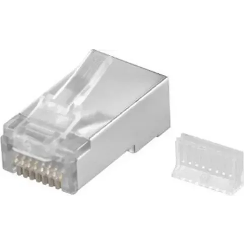 Goobay CAT 5 RJ45/8P8C kabel-connector Zilver