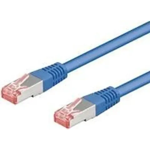 Goobay CAT 6-1500 SSTP PIMF Blue 15m netwerkkabel Blauw