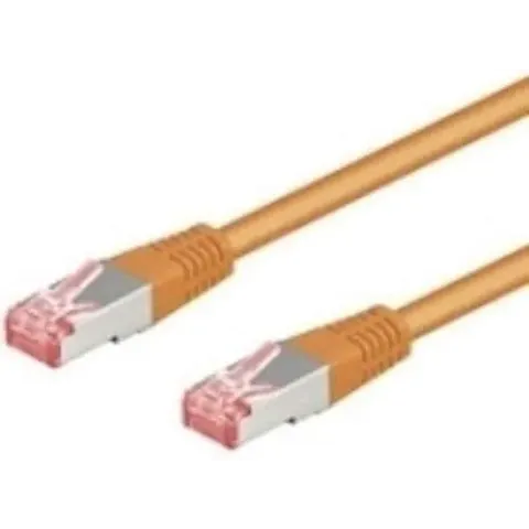 Goobay CAT 6-3000 SSTP PIMF 30.0m netwerkkabel 30 m Oranje