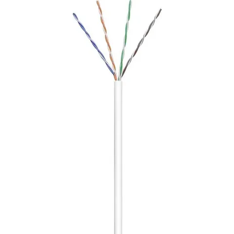 Goobay CAT 6 U/UTP 100m 100m Cat6 U/UTP (UTP) Wit netwerkkabel