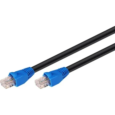 Goobay CAT 6 U/UTP 30m netwerkkabel Cat6 U/UTP (UTP) Zwart