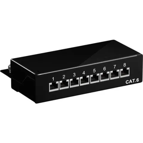 Goobay CAT6 8-Port 1U