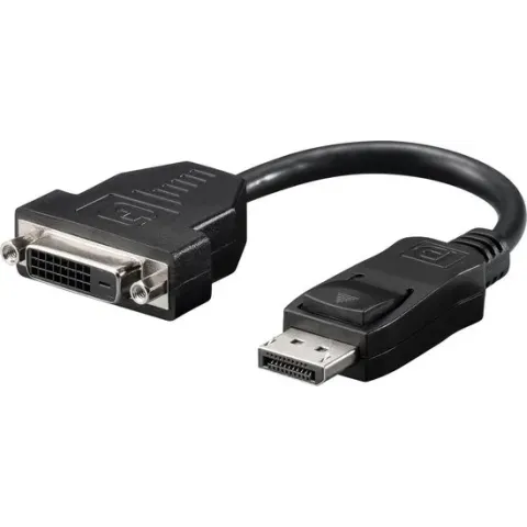 Goobay DisplayPort - DVI-D M/F Zwart