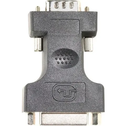 Goobay DVI-I M / VGA F DVI-I 12+5 D-Sub Zwart