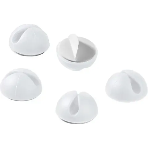 Goobay kabelbinder - 5 stuks/wit