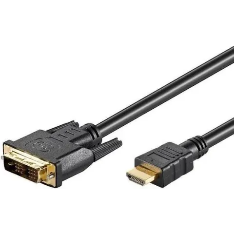 Goobay MMK 630-150 G 1.5m (HDMI-DVI) 1,5 m DVI-D Zwart