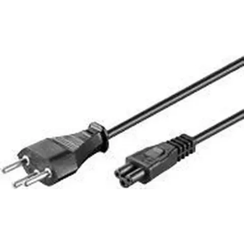 Goobay NK 126 S-200 electriciteitssnoer Zwart 1,8 m