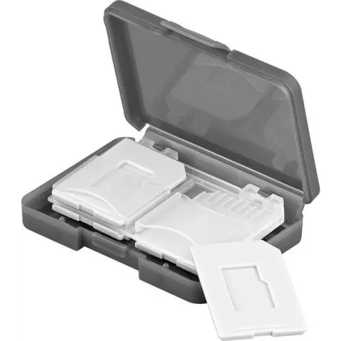 Goobay Opbergbox voor 4 SD, MMC en/of Micro SD geheugenkaarten