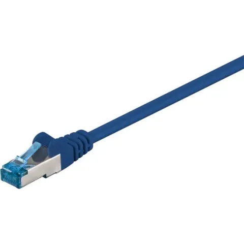 Goobay - S/FTP netwerkkabel CAT6a - Blauw - 0,25 meter