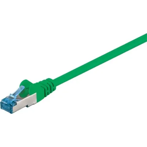 Goobay - S/FTP netwerkkabel CAT6a - Groen - 10 meter