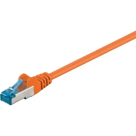 Goobay - S/FTP netwerkkabel CAT6a - Oranje - 0,25 meter