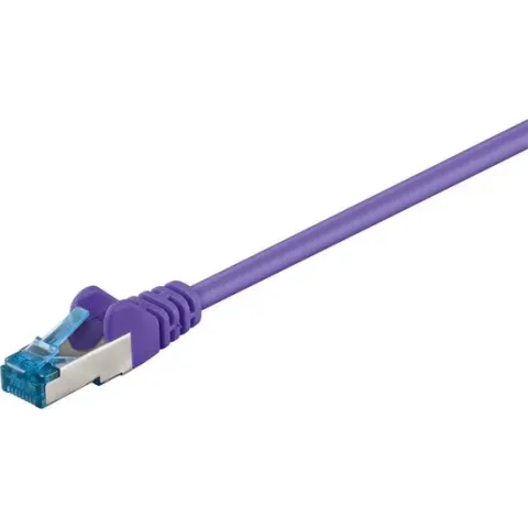 Goobay - S/FTP netwerkkabel CAT6a - Paars - 0,25 meter