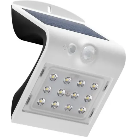 Goobay solar LED-wandlamp met bewegingssensor voor buiten - 1,5W / wit